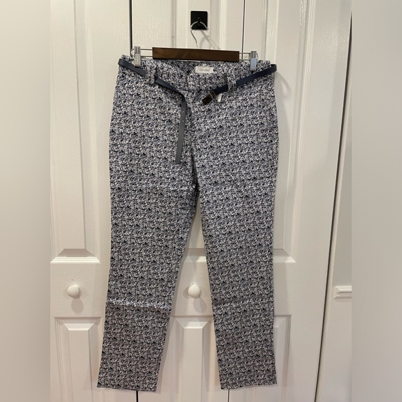 Calvin Klein blue and white pants with belt - Picture 1 of 10